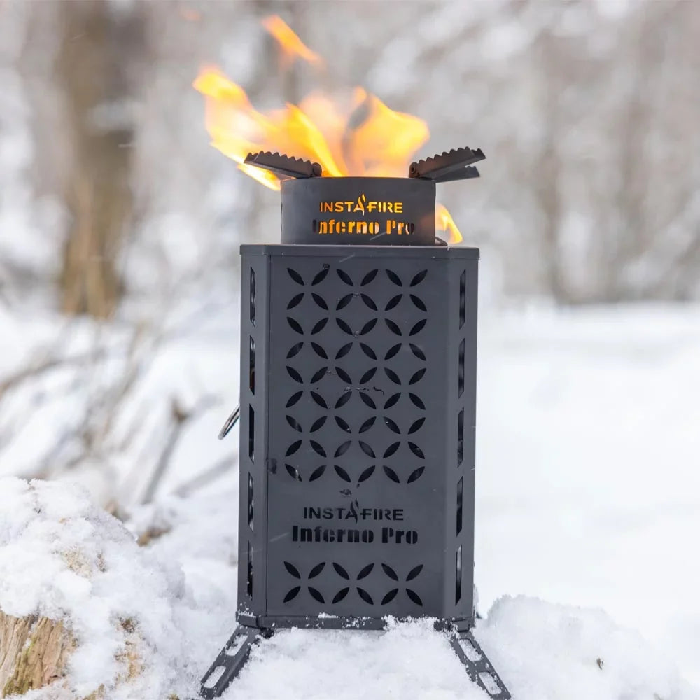 New InstaFire Inferno Pro Outdoor Biomass Fuel Stove (off-Grid; Emergency; Camping)