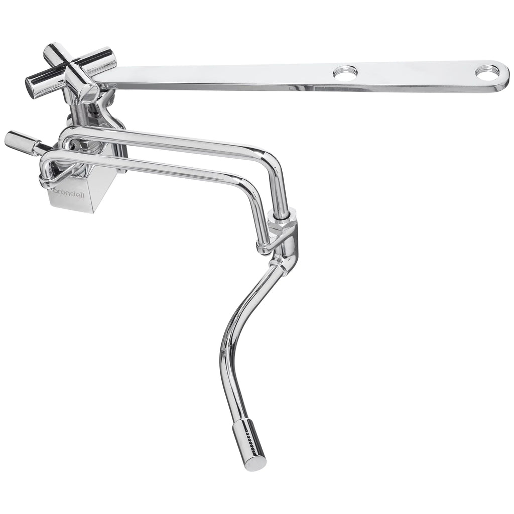 Brondell Side-Mounted All Metal Attachable Bidet with Adjustable Apply Wand; Ambient Temperature in Silver