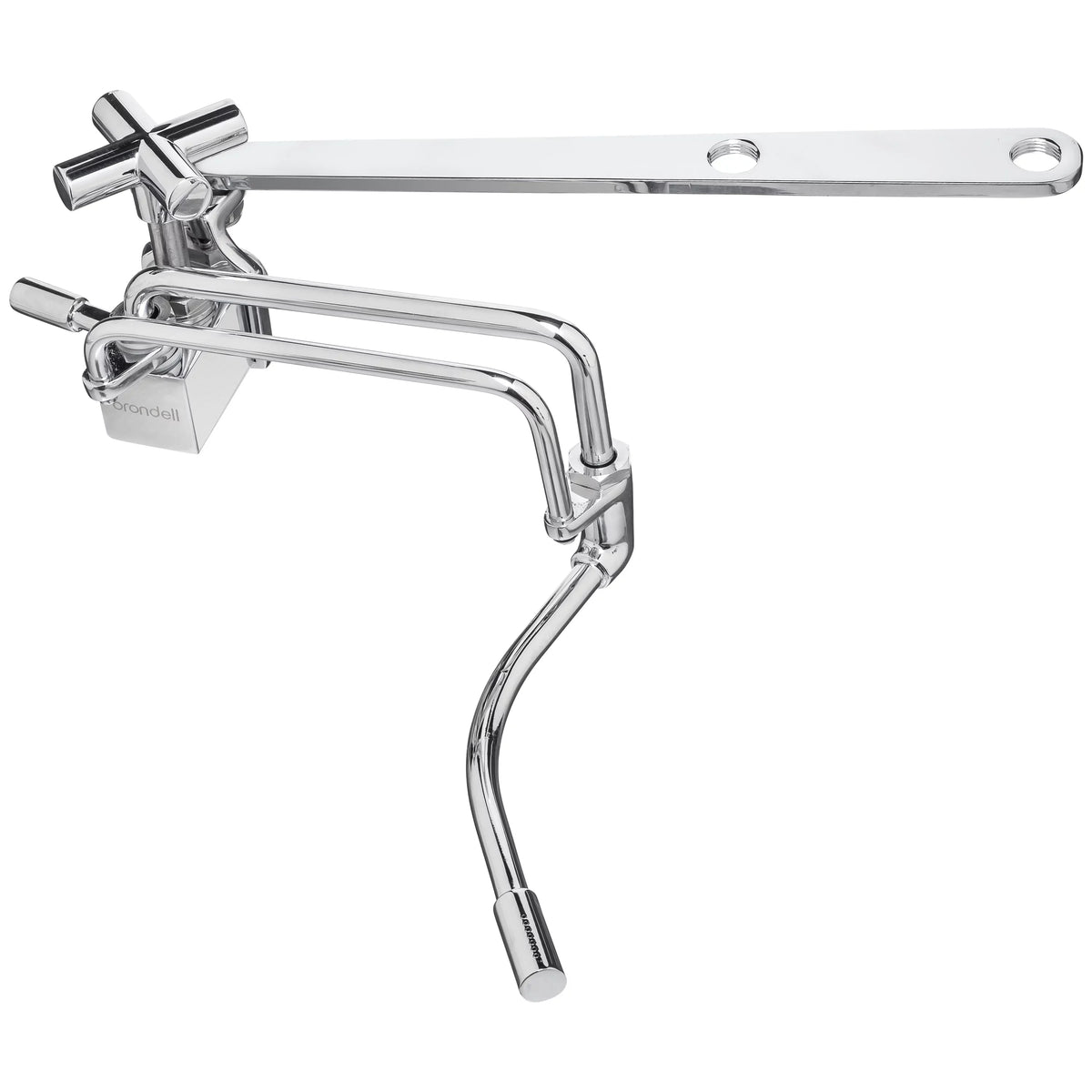 Brondell Side-Mounted All Metal Attachable Bidet with Adjustable Apply Wand; Ambient Temperature in Silver