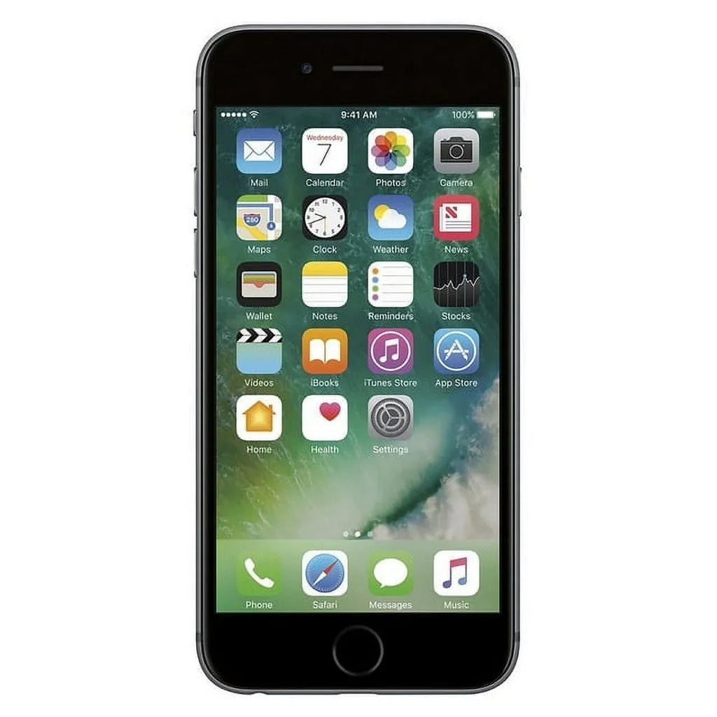 Restored Apple iPhone 6s; 16gb Gray Unlocked + Free Case (Excellent)