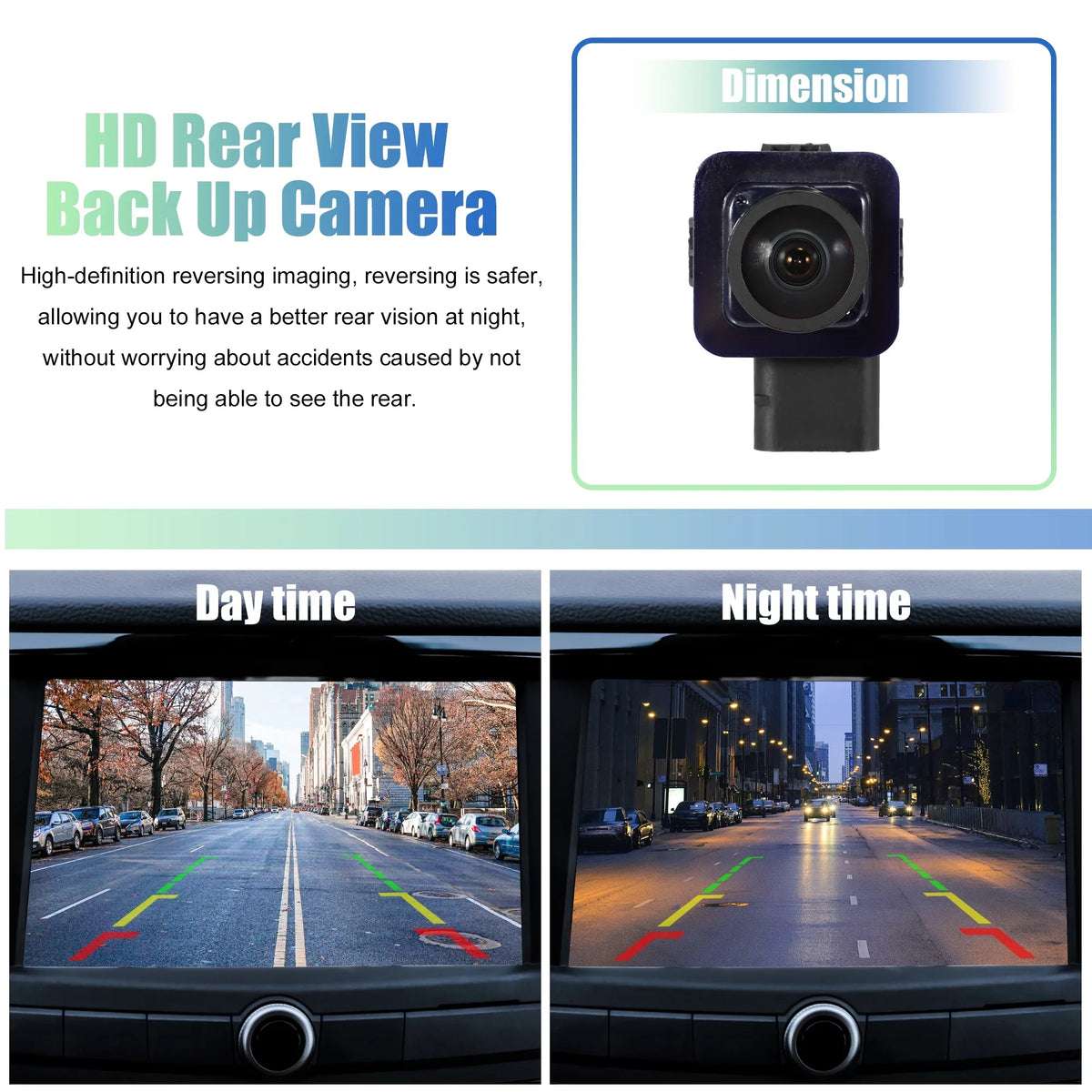 Unique Bargains BT4Z-19G490-A Car Rear View Backup Camera with Pry Bar for Ford Edge 11-14