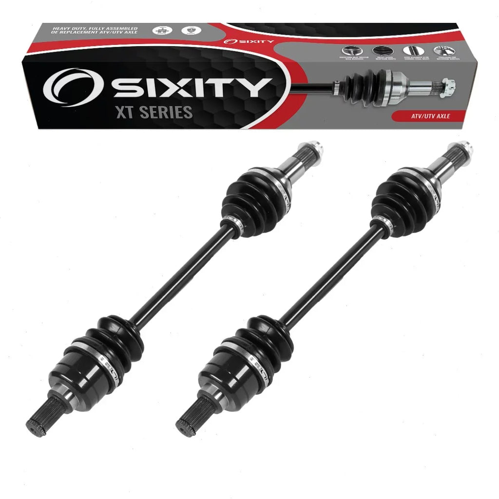2 pc Sixity XT Rear Left Right Axles compatible with Yamaha YFM700 Grizzly FI 4x4 Auto EPS SE 2014-2015