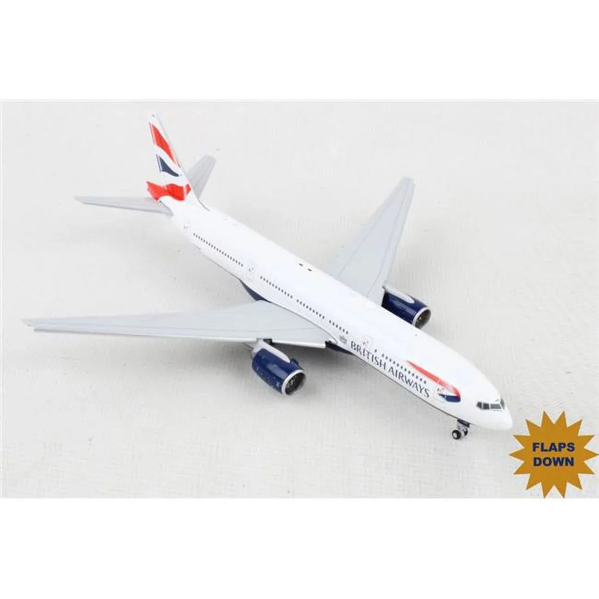 Gemini Jets 1-400 Scale British 777-200ER Reg No.G-YMMS Flaps Down Model Airplane