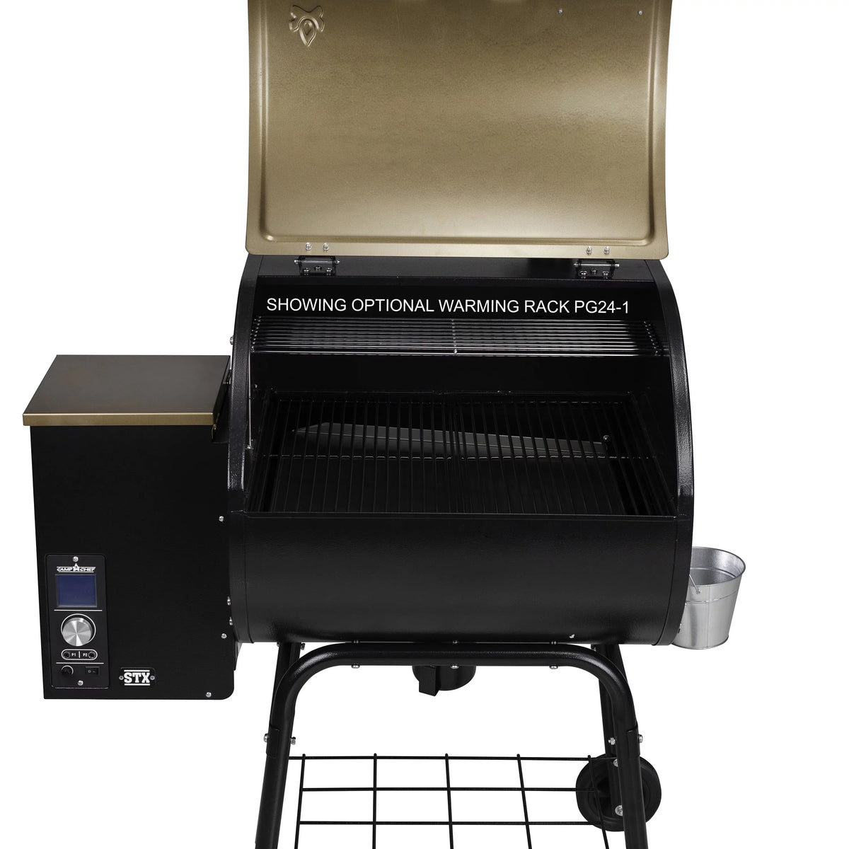 Camp Chef PG24STXB - Bronze Pellet Smoker Grill with 10 Smoke Settings; Patented Ash Cleanout Feature; PID Temperature Controller