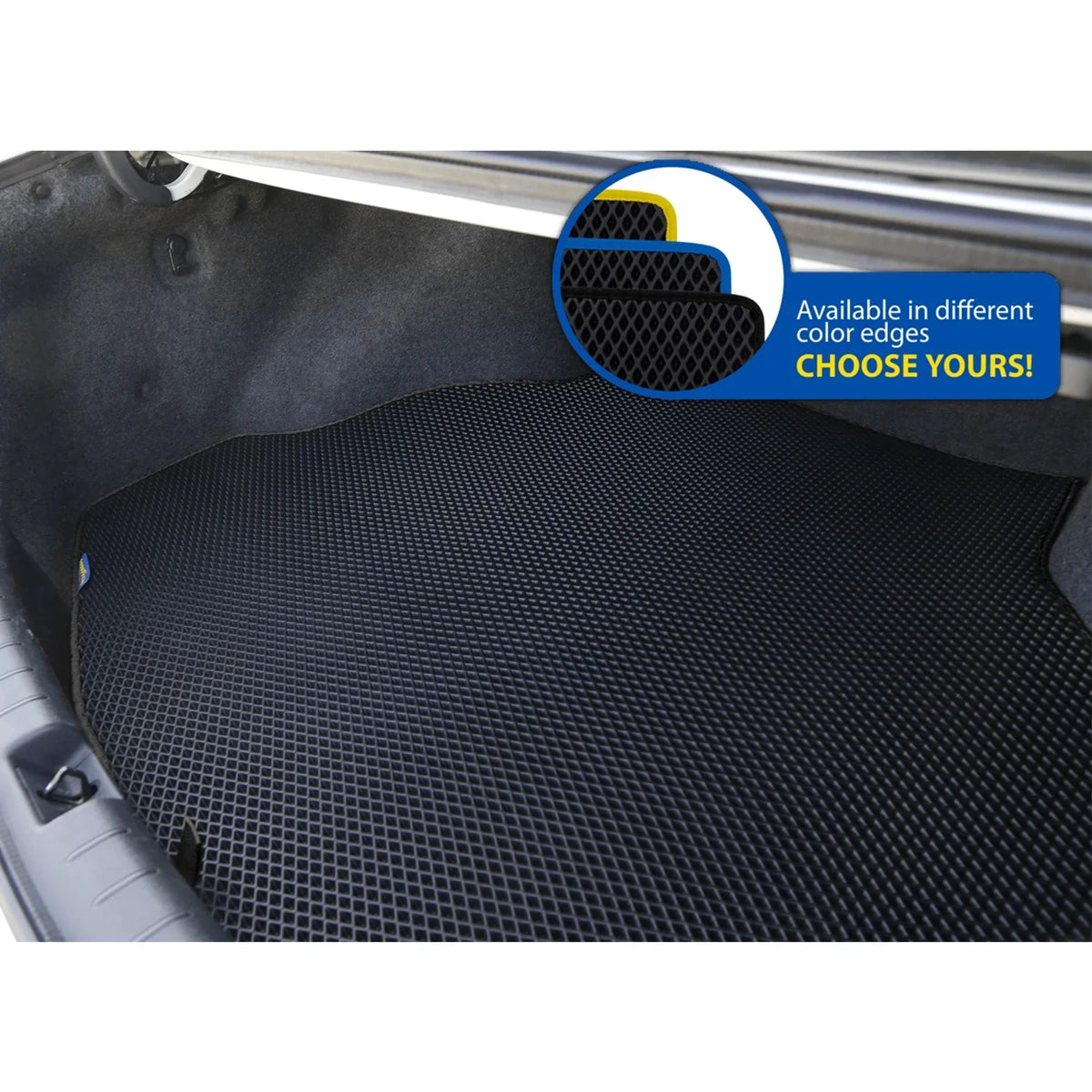 Goodyear Custom Fit Cargo Mat Liner for Honda Accord 2013-2017 Sedan - Heavy Duty Trunk Liner; Diamond Shape;Luggage with Fluidproof;Liquid Trapping Technology - Anti-Slip Cargo Liner - GY004681