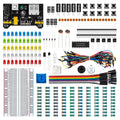 Electronic Fun Kit Bundle with Power Supply Module; Breadboard; Resistor; Capacitor; ; Potentiometer