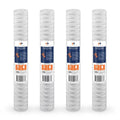 Aquaboon 1 Micron 20" x 2.5" String Wound Sediment Filter Cartridge | Universal Replacement for Any 20 inch RO Unit | Compatible with 101-230; PD-5-20; AP110-2C; P5-20; CFS124-C20; 4-Pack