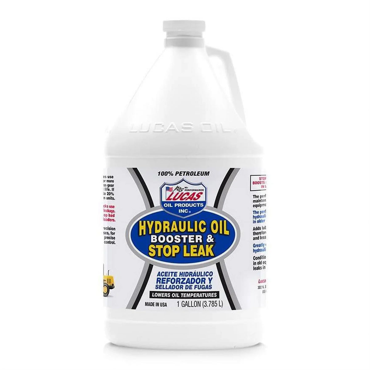 Lucas Oil 10018 Hydraulic Oil Booster/Stop Leak; 1 Gallon; Case/4