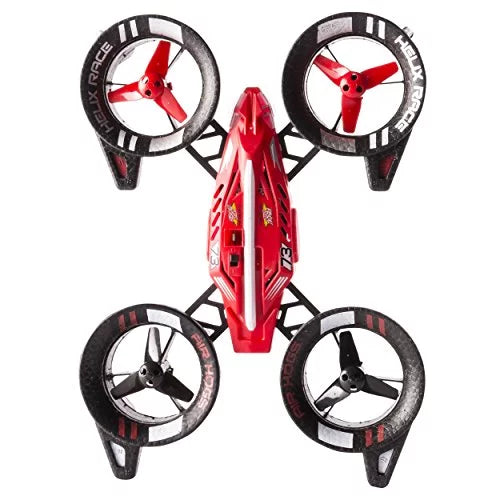 Air Hogs; Helix Race Drone; 2.4 GHZ; Red RC Vehicle