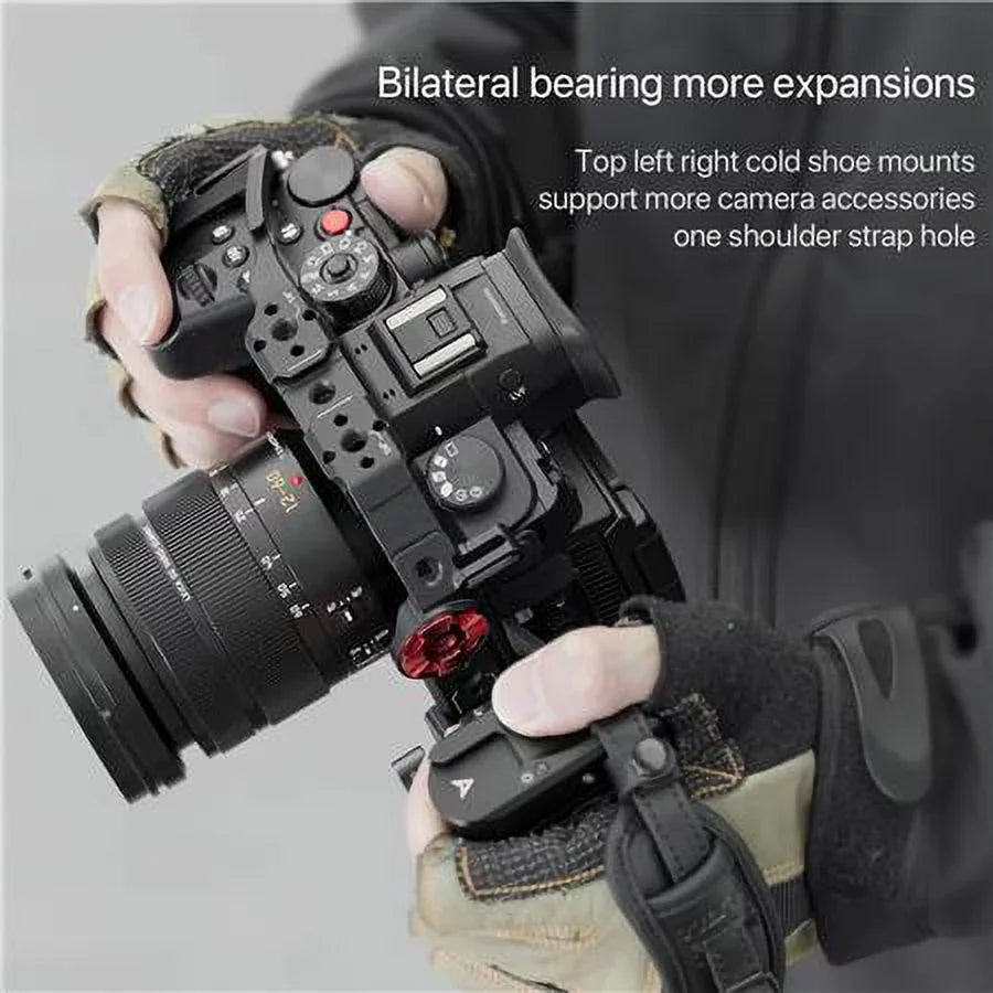 Full Camera Cage for Panasonic Lumix GH6; Black