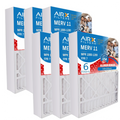 16x20x4 Air Filter MERV 11 Comparable to MPR 1000; MPR 1200 & FPR 7 Compatible with White Rodgers FR1000M-111 Premium USA Made 16x20x4 Furnace Filter 6 Pack MERV 11 by AIRX FILTERS WICKED CLEAN AIR.