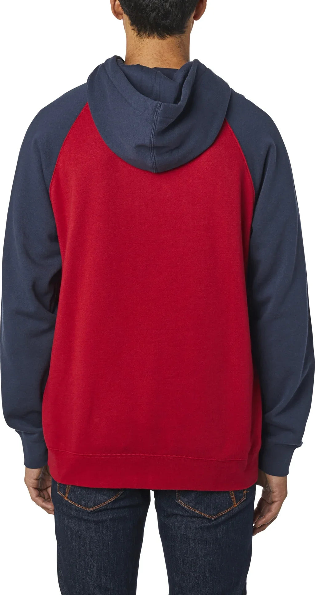 Fox Racing Non Stop Raglan Mens Pullover Hoody Chili LG
