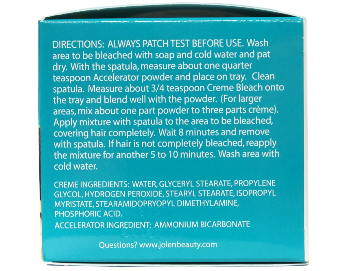 Jolen Creme Bleach Lightens Dark Hair Original Formula Kit; - 6 Pack