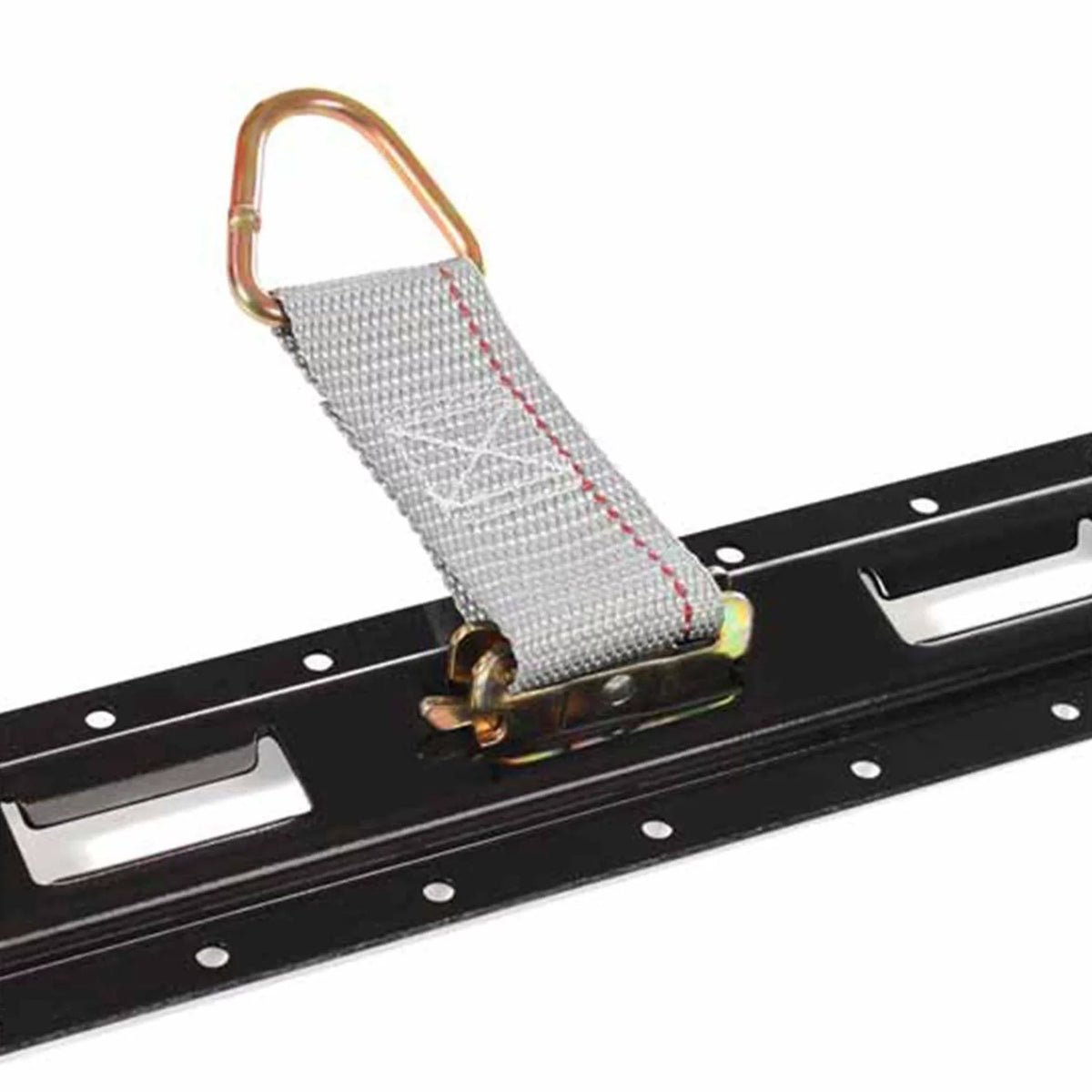 "6 Pack | 5' E Track Tie-Down Rail; Powder-Coated Steel ETrack TieDown | 5' Vertical E-Track Bolt-On Tie Down Rail for Cargo on Pickups; Trucks; Trailers; Vans"