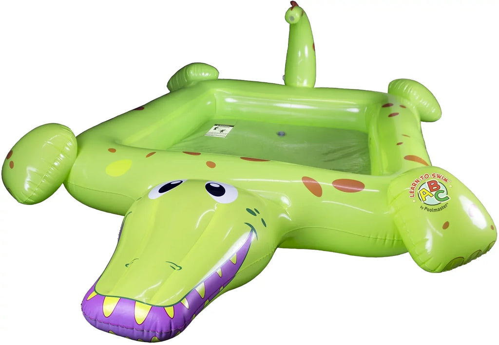 Poolmaster Crocodile Apply Inflatable Kiddie Swimming Pool