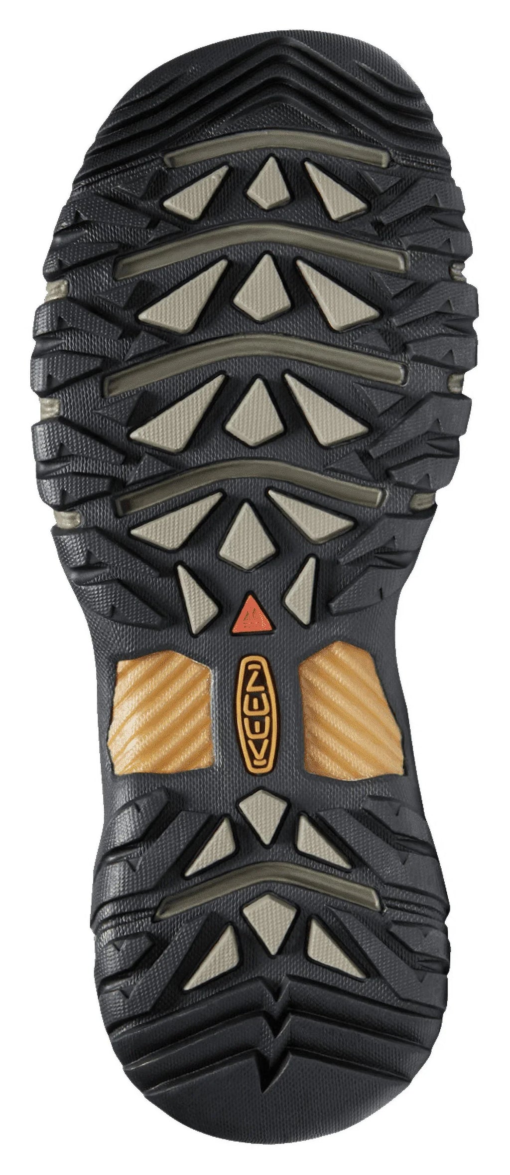 Refurbished KEEN Targhee III Mid Liquidproof Hiking Boots for Men - Black Olive/Golden Brown - 9M
