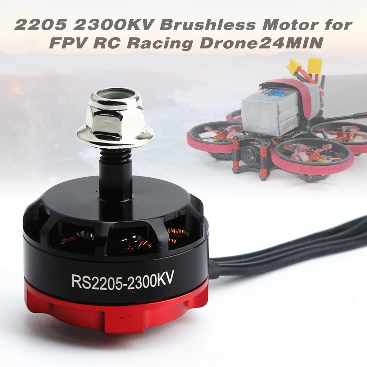 Dazzduo ESC;Motor Motor Motor FPV Motor FPV RC 2205 2300KV Motor FPV RC Drone 2205 RC Drone 2300KV Motor Motor