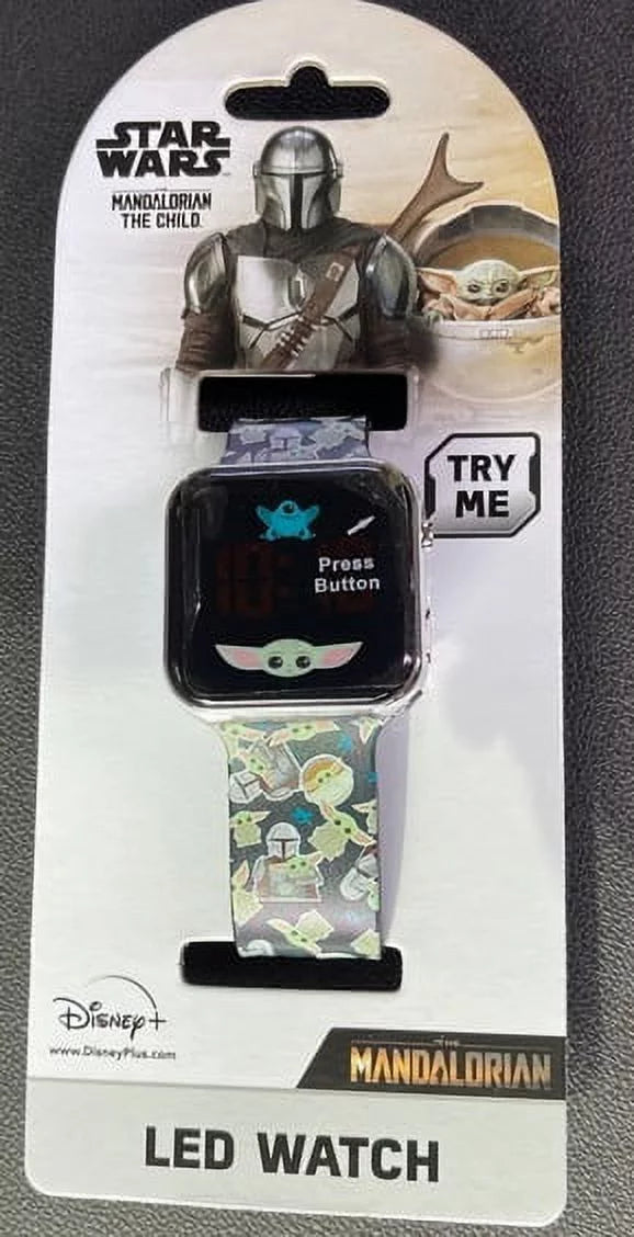 Star Wars The Mandalorian ; Yoda LED Watch