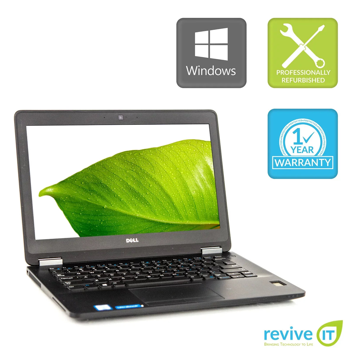 Used Dell Latitude E7270 12.5" Laptop Core i5 8GB 128GB SSD M.2 Integrated Graphics Win 10 Pro B v.WCA