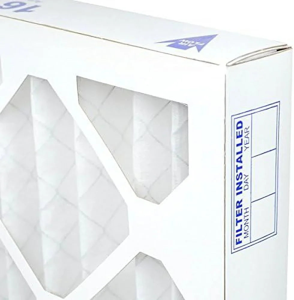 16X25x2 Air Filter MERV 11 Pleated HV Furne Air Filter; Allergy 6-Pk; Made In The