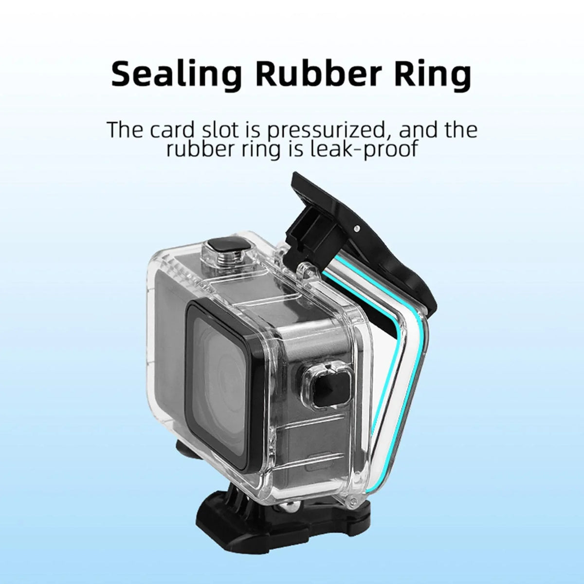 PC Stainless Steel Transparent Case Fluidproof Diving Camera Case for DJI Action 3 4