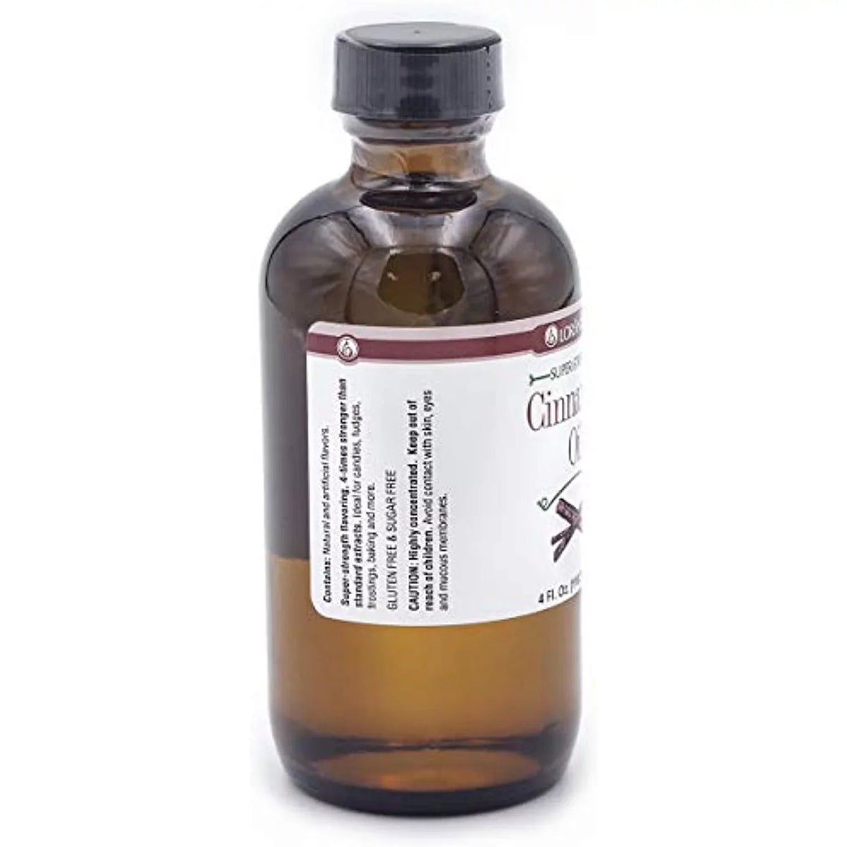 Lorann Cinnamon Oil Ss Flavor; 4 Ounce Bottle