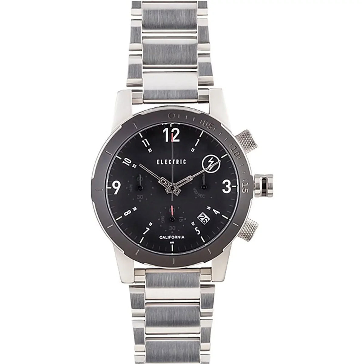 Current-activated Visual FW03 Mini SS Luxury Watch;All Black/Crystal;One Size