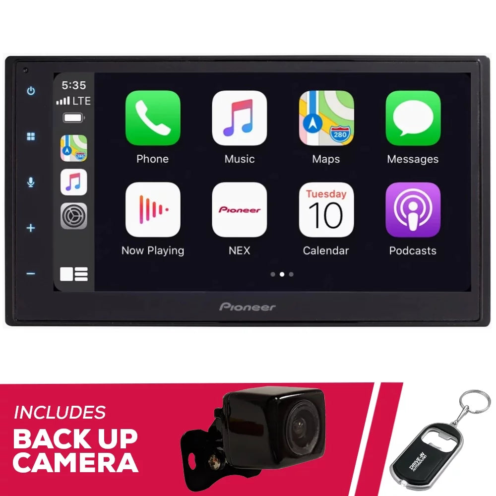 New Pioneer DMH-W2700NEX 6.8" Digital Media Receiver & Amazon Alexa w/ Backup Camera