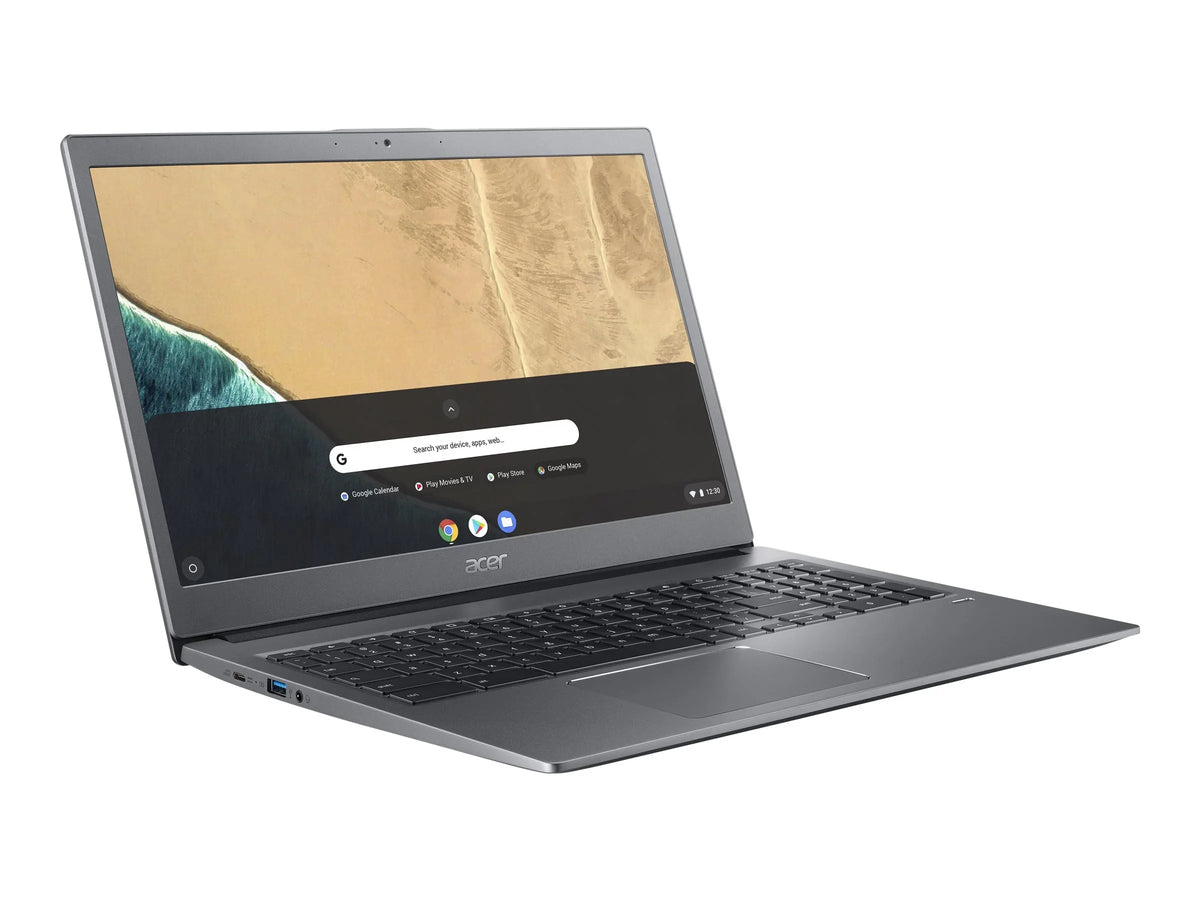 Acer Chromebook 715 CB715-1W-P4Y6 - Intel Pentium Gold - 4417U - Chrome OS - HD Graphics 610 - 8 GB RAM - 32 GB eMMC - 15.6" IPS 1920 x 1080 (Full HD) - Wi-Fi 5 - gray - kbd: US