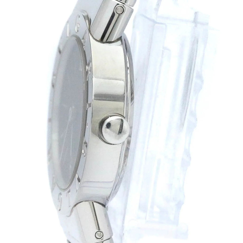Pre-Owned Polished BVLGARI Tubogas Stainless Steel Quartz Ladies Watch BB26 2TS BF563995 (Good)