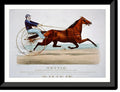 Historic Framed Print; Nettie: by Rysdyk's Hambletonian; dam; and American star mare; 17-7/8" x 21-7/8"