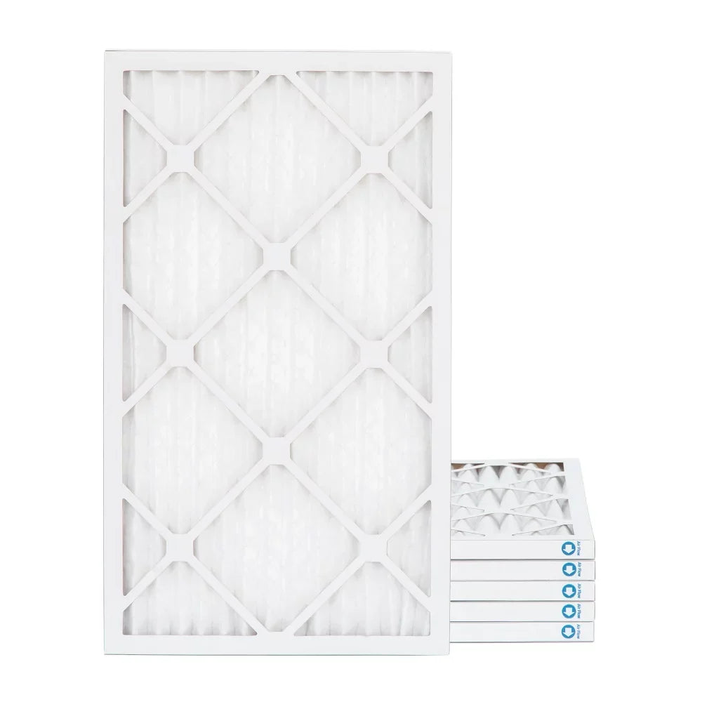16x24x1 MERV 11; MPR 1000 Pleated AC Furnace 1" Air Filters by Pamlico. Quantity 6. Actual Size: 15-1/2 x 23-1/2 x 3/4