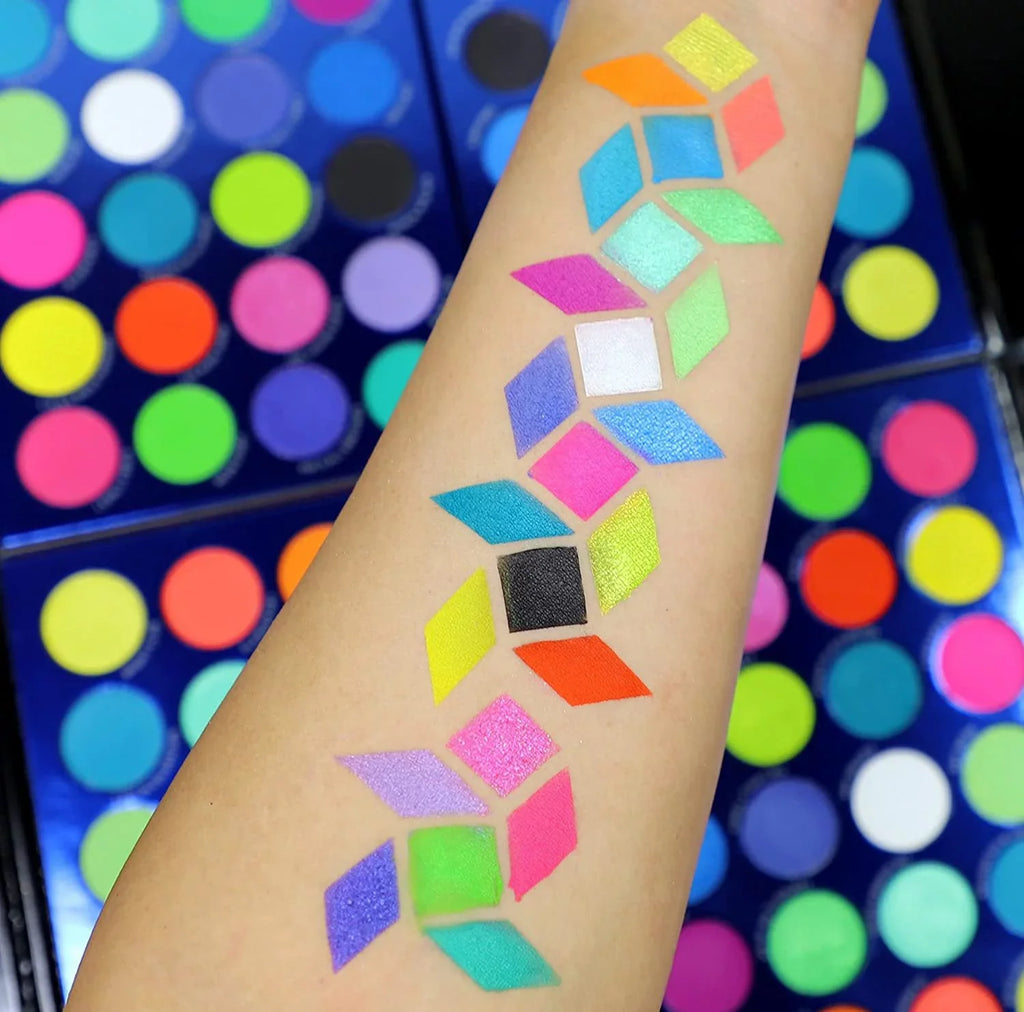 Rude Cosmetics City of Neon Lights - 24 Vibrant Pigment and Eyeshadow Palette ; 0.63 oz Eye Shadow