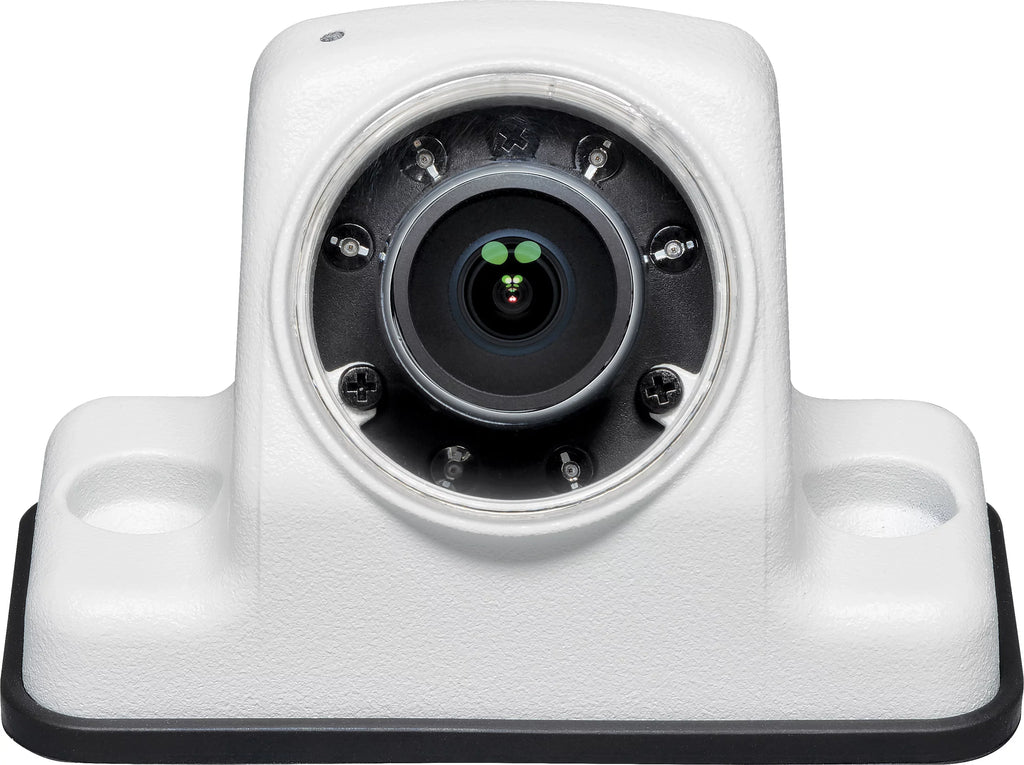 Voyager VCAHD150 Vehicle Surface Mount Heavy Duty AHD Rear Color Camera w/ Night Vision; 160-Degree Viewing Angle; IR LED Low Light Assist; White Impact Resistant Aluminum Housing; IP69K Liquidproof