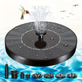 1pc Solar Bird Bath Fountain Pump - Independent Floating; for Gardens; Terraces; Ponds; and Swimming Pools - Fluidscape Outdoor Solar Powered Fountain