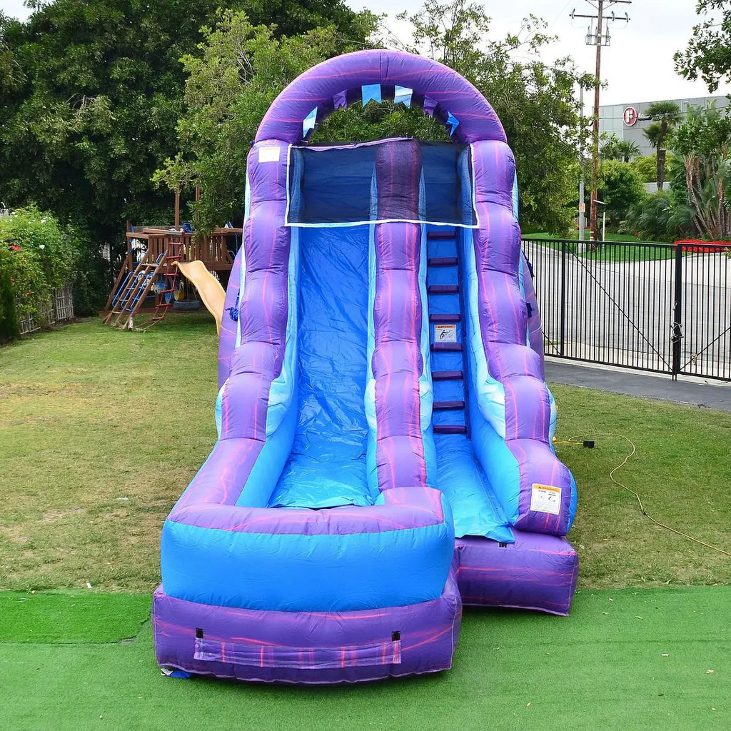 JumpOrange Commercial Grade Slide for Kids and Adults (with Blower); Cotton Candy