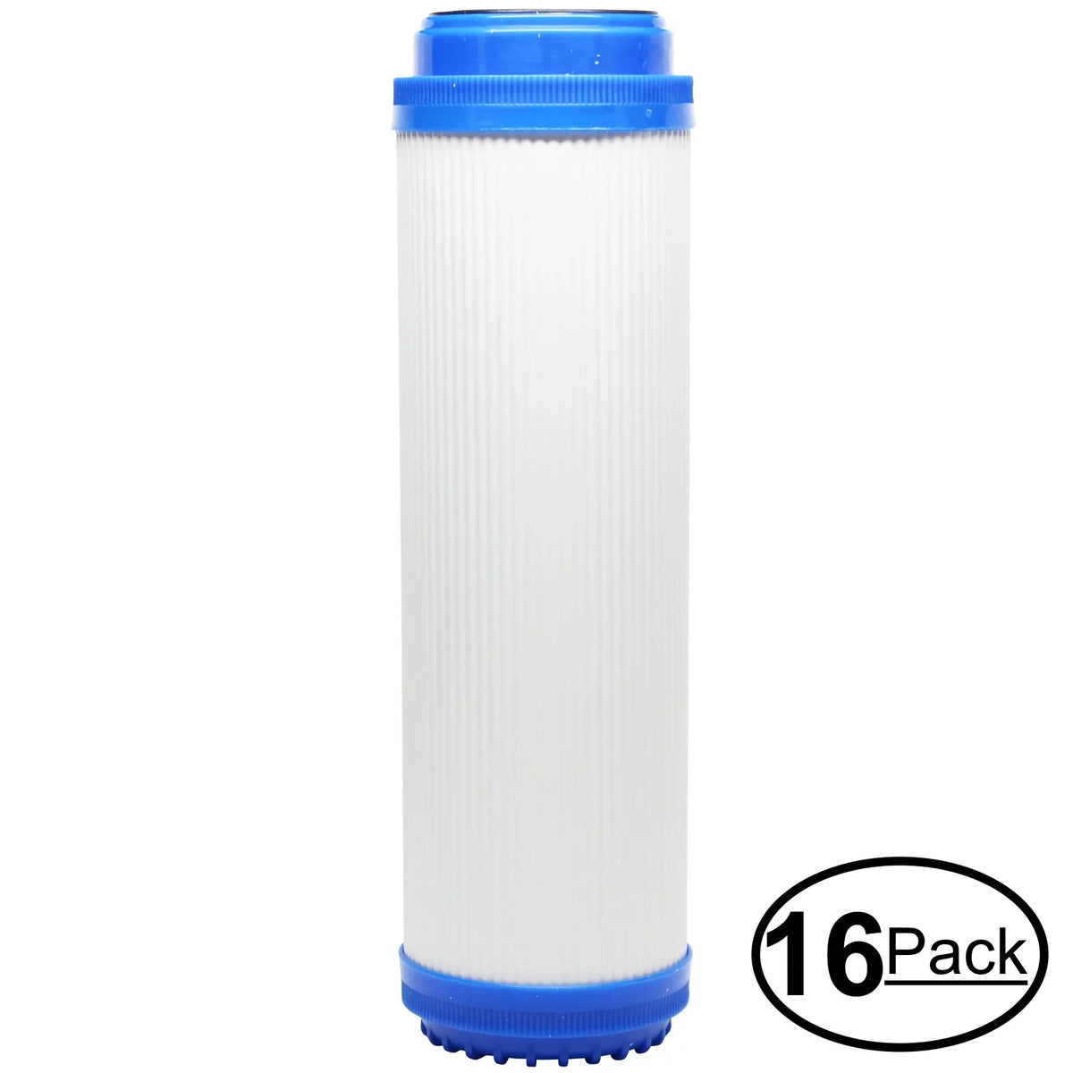 16-Pack Replacement for US Systems 200-RO-DI Granular Activated Carbon Filter - Universal 10-inch Cartridge for US 50 to 150 GPD RO-DI System - Denali Pure Brand