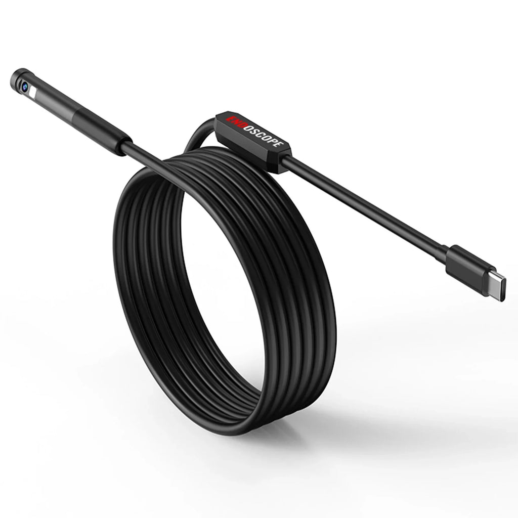 Type-C Endoscope Inspection Borescope Camera 7.9mm Built-in Adjustable LED Lights IP67 Fluidproof for Android IOS Mobile Phone