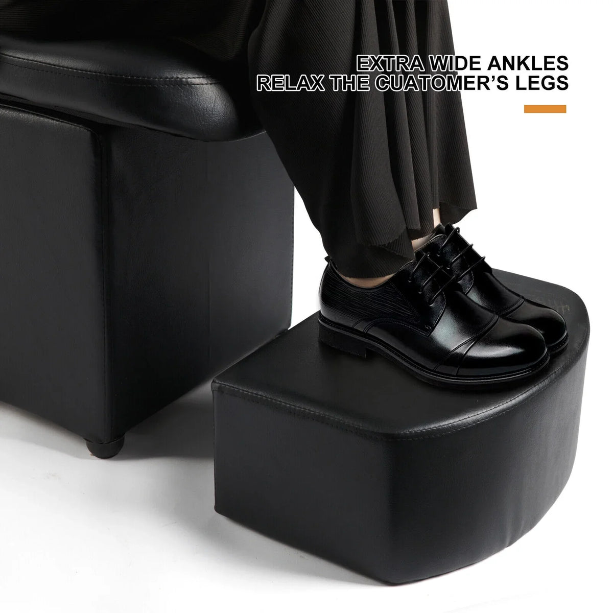 Artist hand Black Shampoo Barber Backwash Chair Salon Spa Beauty w/Ceramic Bowl;Sink; Foot Pedal