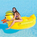 Airhead AHPF3019 Punk Duck Inflatable Pool Float, Yellow