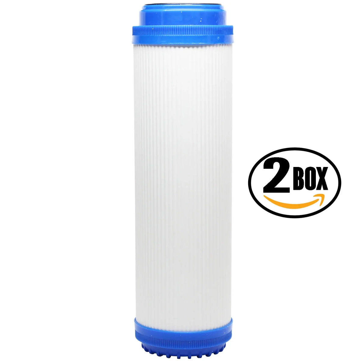 2 Boxes of Replacement Liquagen liqua 650 Granular Activated Carbon Filter - Universal 10-inch Cartridge for LIQUAGEN-COUNTER TOP SINGLE STAGE DRINKING SYSTEM - Denali Pure Brand