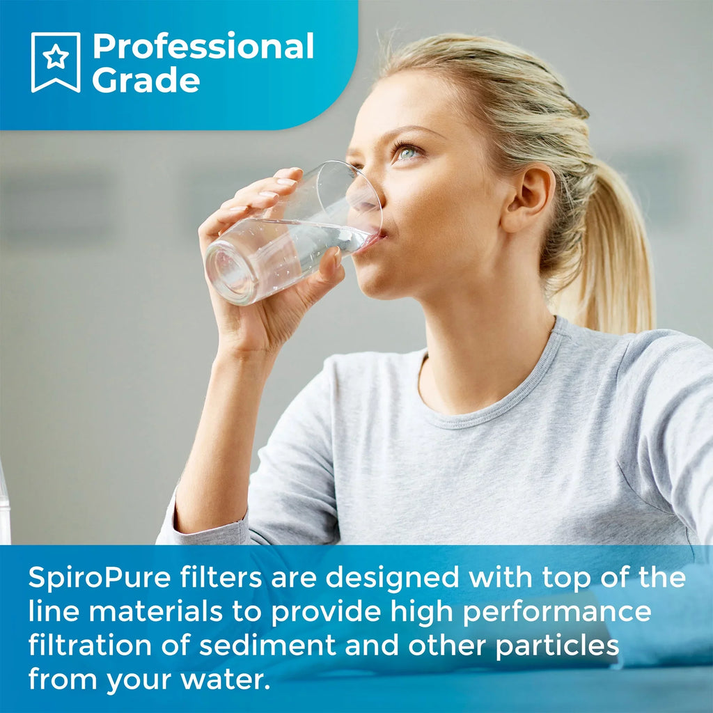 SpiroPure 10 x 2.5" String Wound Polypropylene Filter; 30 Micron (24 Pack)