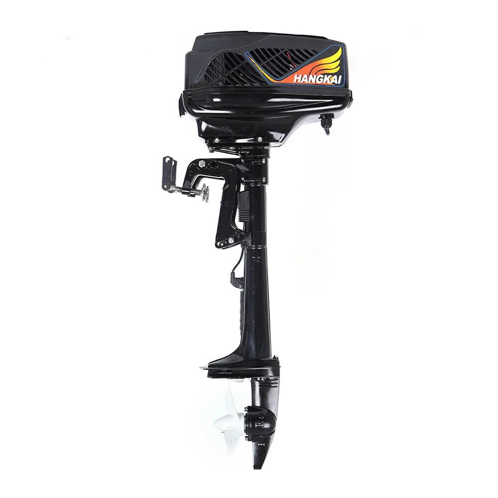 Miumaeov Outboard Motor Current-activated Boat Engine 4HP 48V 1000W Heavy Duty Outboard Fishing Boat Motor Engine Outboard CDI Mount Current-activated Outboard Motor for Inflatable Boats Fishing Boats