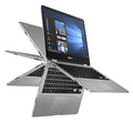 ASUS TP401MA-YS02 Vivobook Flip Thin 2-in-1 HD Touchscreen Laptop; Intel Celeron 2.6GHz Processor; 4GB RAM; 64GB eMMC; Windows 10 S; 14"