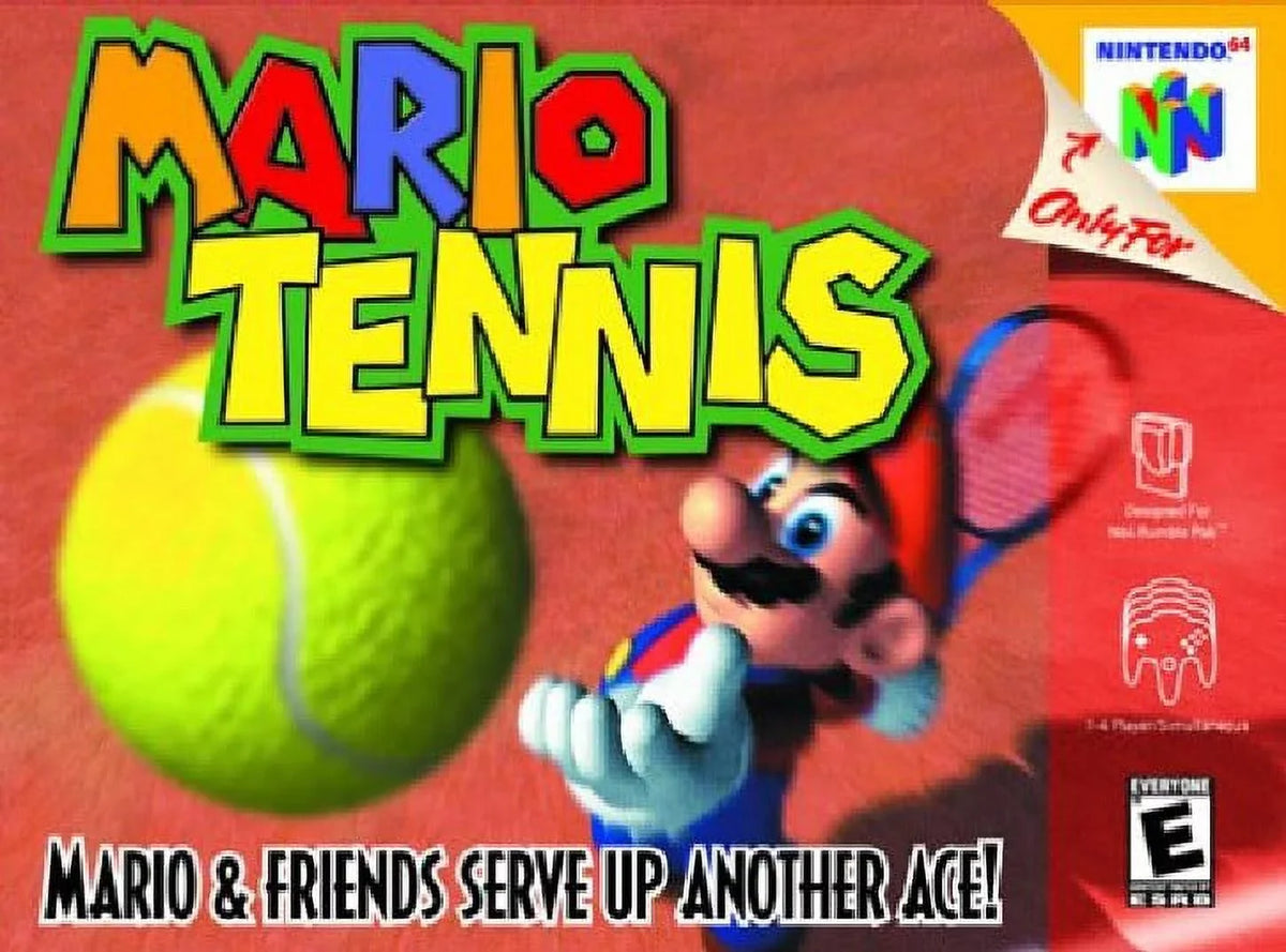 Restored Mario Tennis (Nintendo 64; 2004) Video Game (Refurbished)