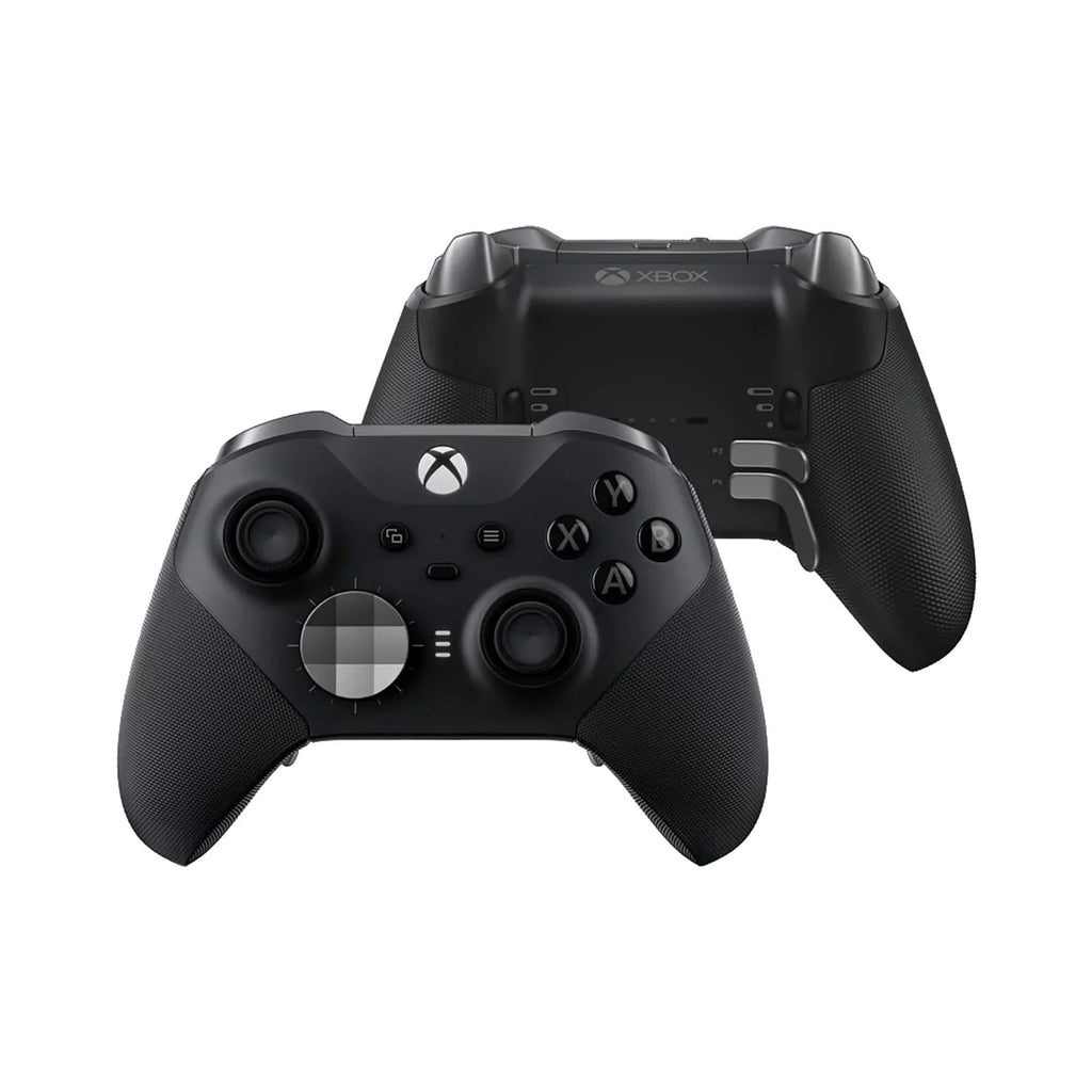 Microsoft - Elite Series 2 Wireless Controller for Xbox One; Xbox Series X;S - Black With Cleaning Voltage-driven kit Bolt Axtion Bundle Used