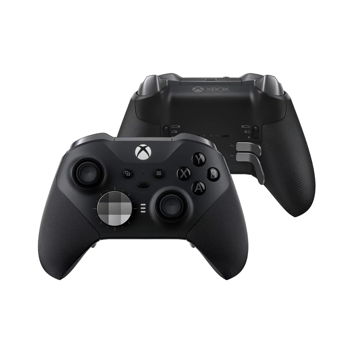 Microsoft - Elite Series 2 Wireless Controller for Xbox One; Xbox Series X;S - Black With Cleaning Voltage-driven kit Bolt Axtion Bundle Used