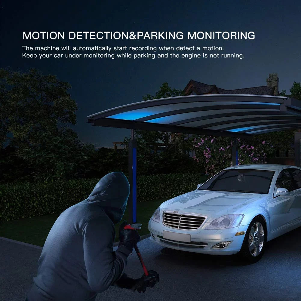 APEMAN Dash Cam 1080P Full HD Mini Car Driving Recorder 170° Wide Angle; Motion Detection; G-Sensor; Loop Recording; Night Vision