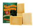 Olive Oil soap for Body and Hair; Four Hand Made Scented Lavender Bars Per 16.93 Ounce Box; by Massoud Feres; Imported from Lebanon; Vegan